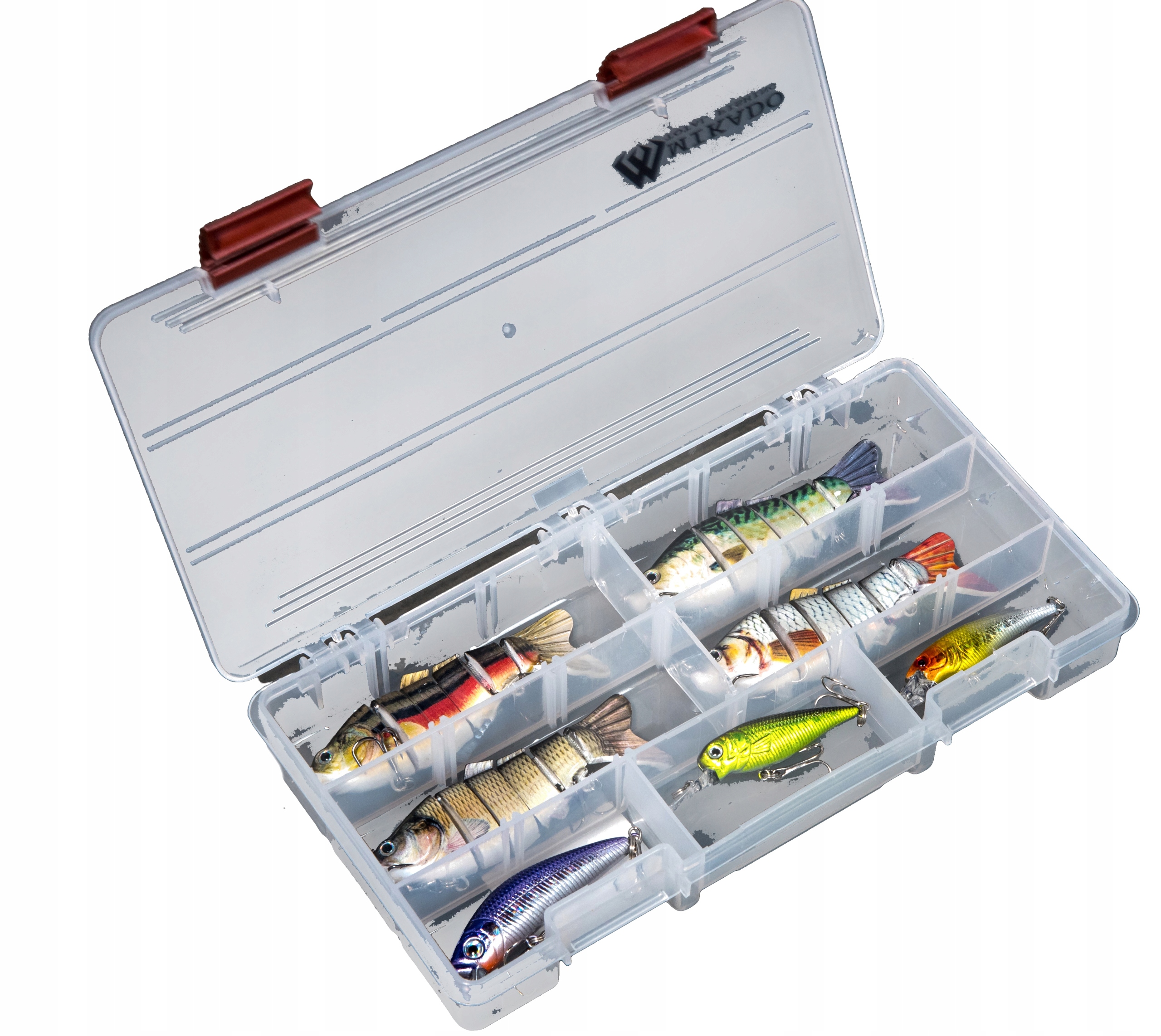 Zestaw na Spinning 7x wobler łamany Pudełko Mikado