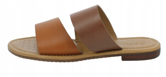 Geox Dámské Nazouváky Nazouvací Pantofle Hnědé 38,5 Žnf