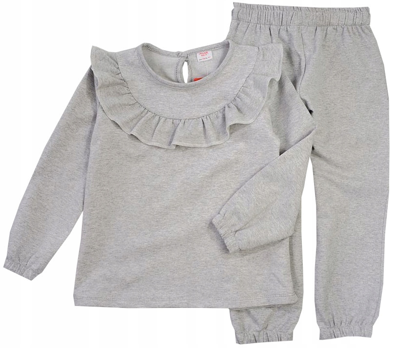 

Dres Komplet Spodnie Bluza falbana 98 J625N