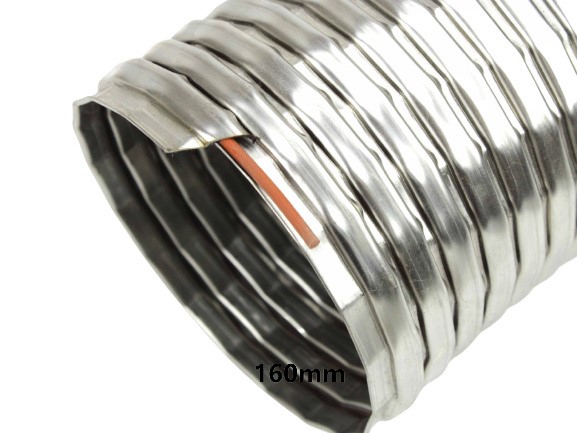 Hadice z nerezová ocel s těsněním 300st fi 160 mm