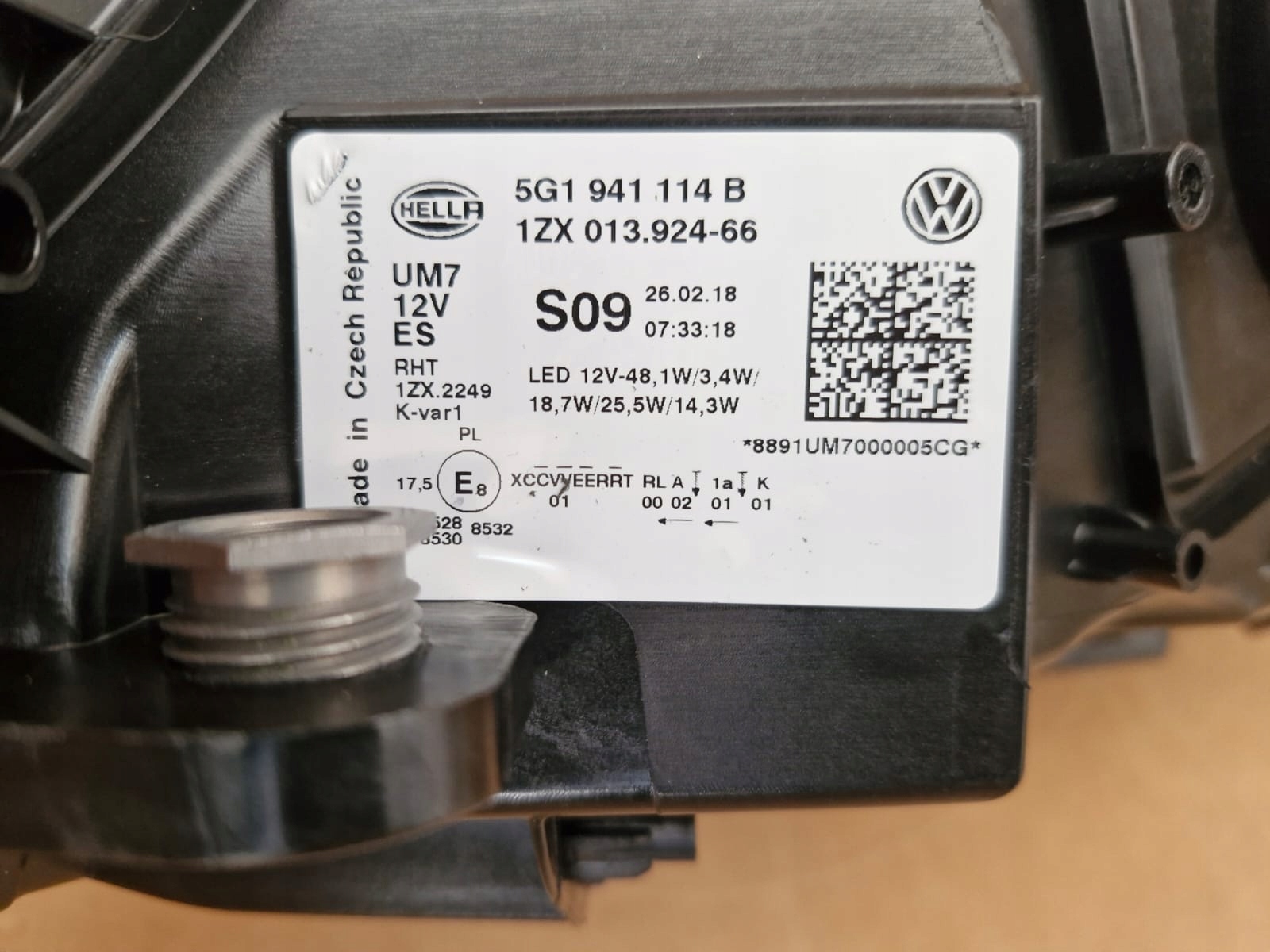lights VW GOLF VII LIFT GTE blue 2 Moduly left right new
