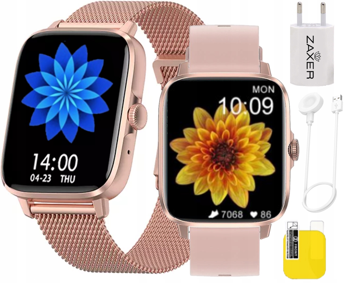 

Smartwatch Zegarek Damski Rozmowy Ciśnienie Polski