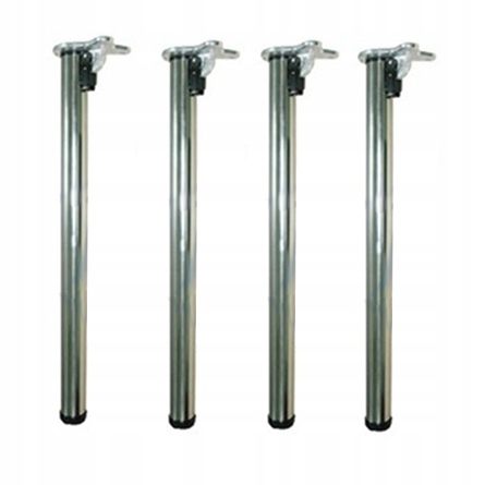 Noga składana do blatu 710 fi 50 chrom 4x