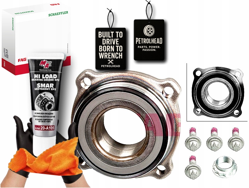 Sada Ložiska Kola S Nábojem Zadní Bmw X1 E84 1.6-3.0 0 #Petrolhead Pro+ Kit7