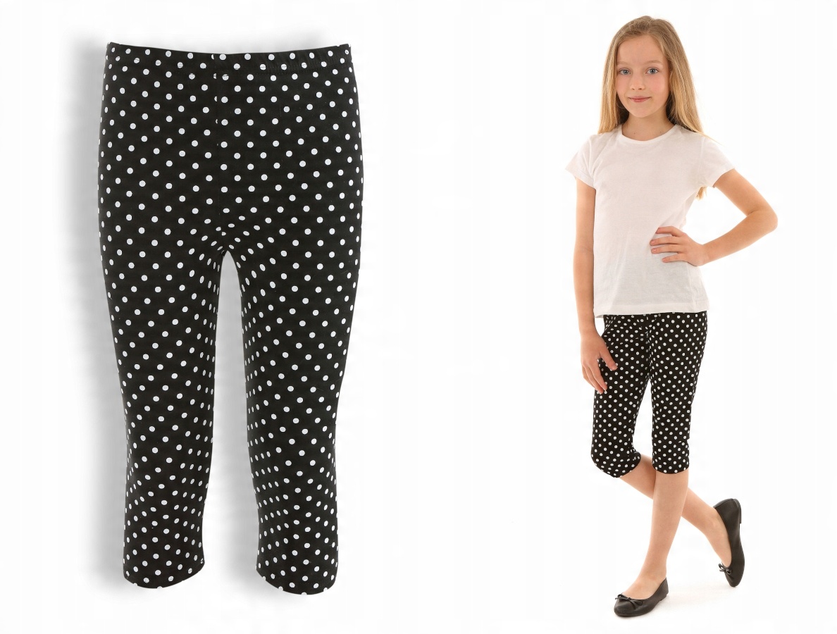 

Legginsy 3/4, getry Nadruki - 116 Kropek 019