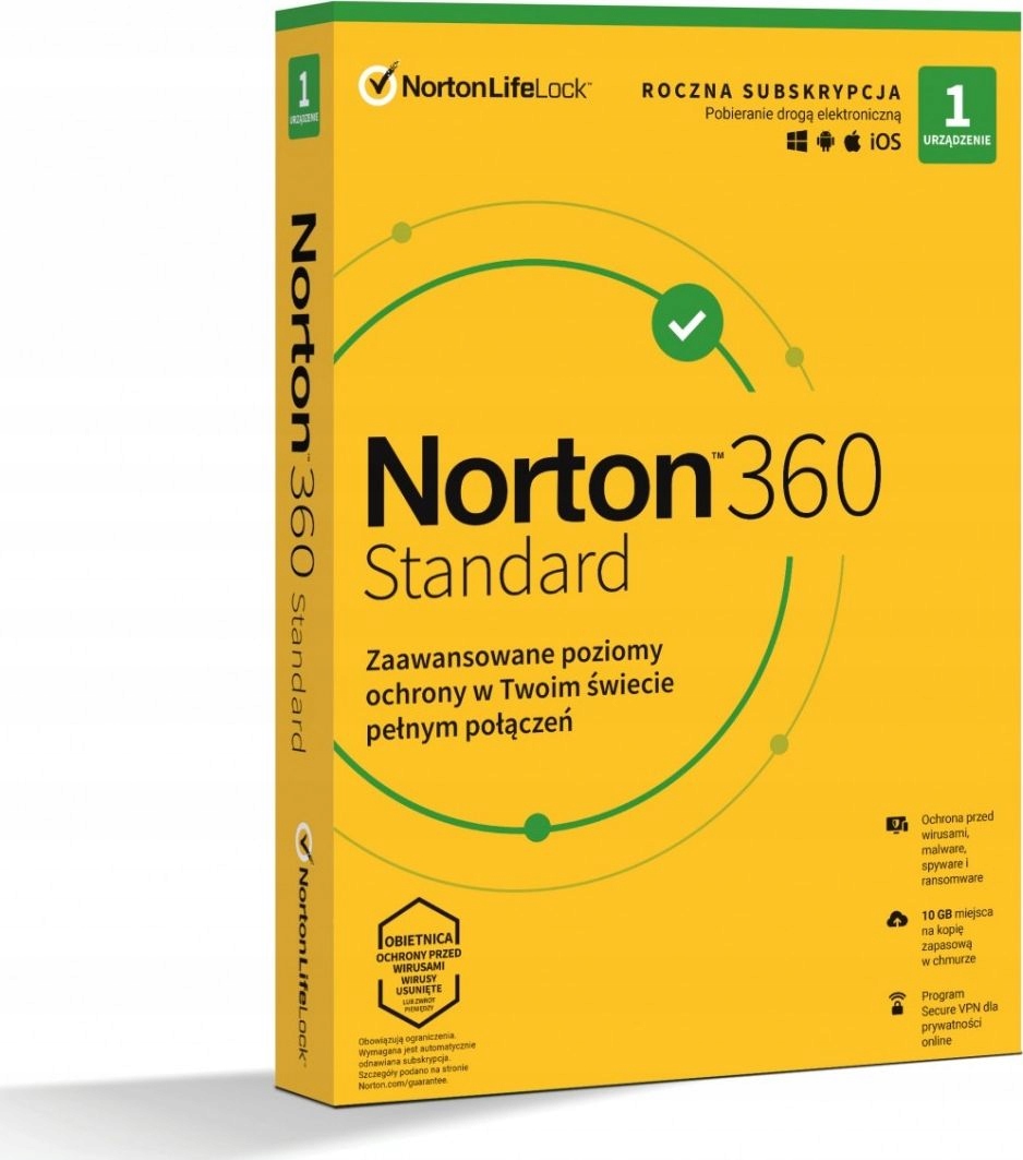 

Norton 360 Standard 1 urządzenie 12 miesięcy