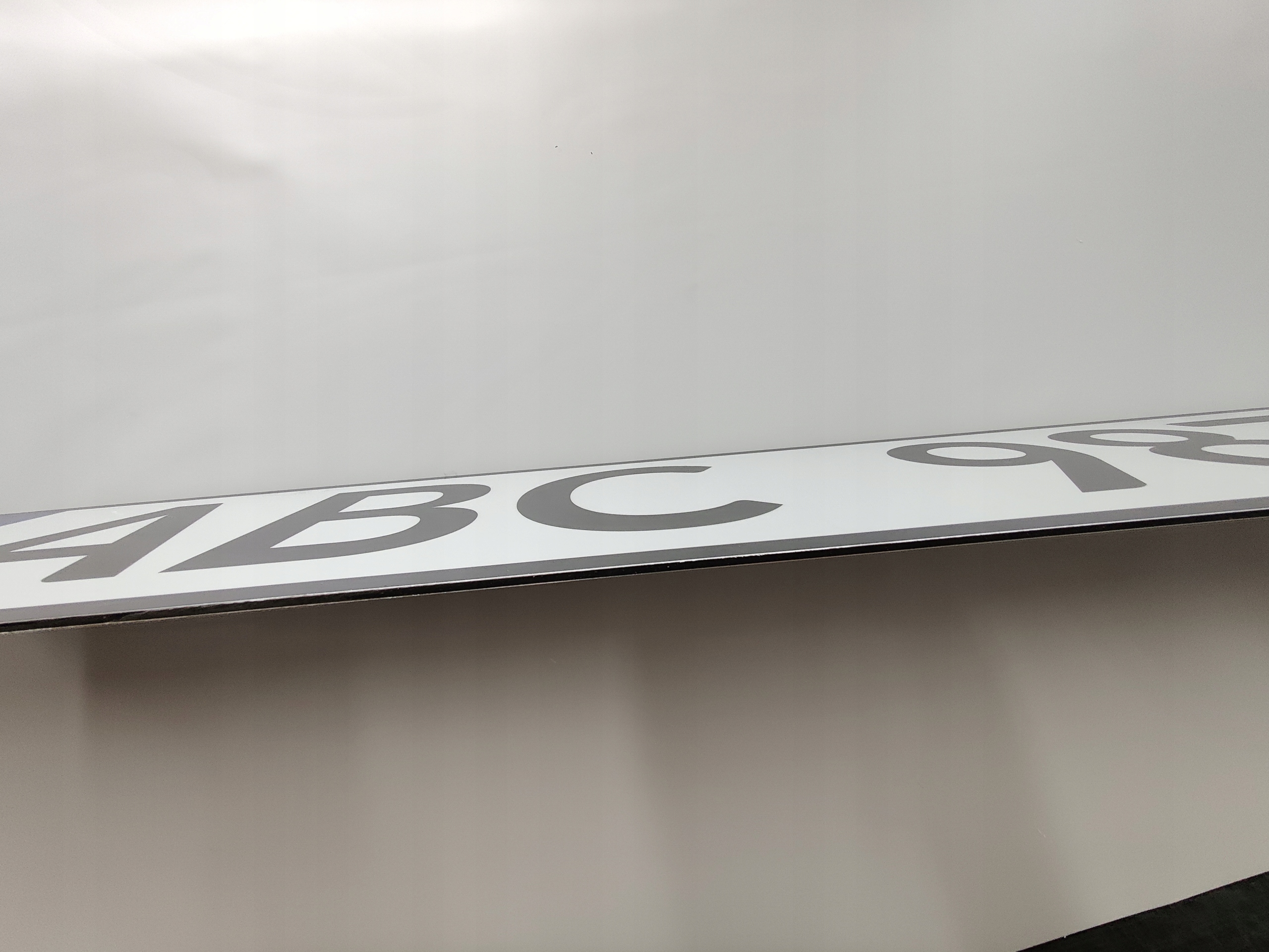 Duża tablica rejestracyjna 150cm dibond ciężarówka Szerokość produktu 150 cm