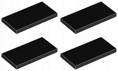 

Lego 87079 Tile Płytka 2x4 czarna Nowa (4g) 4 szt.