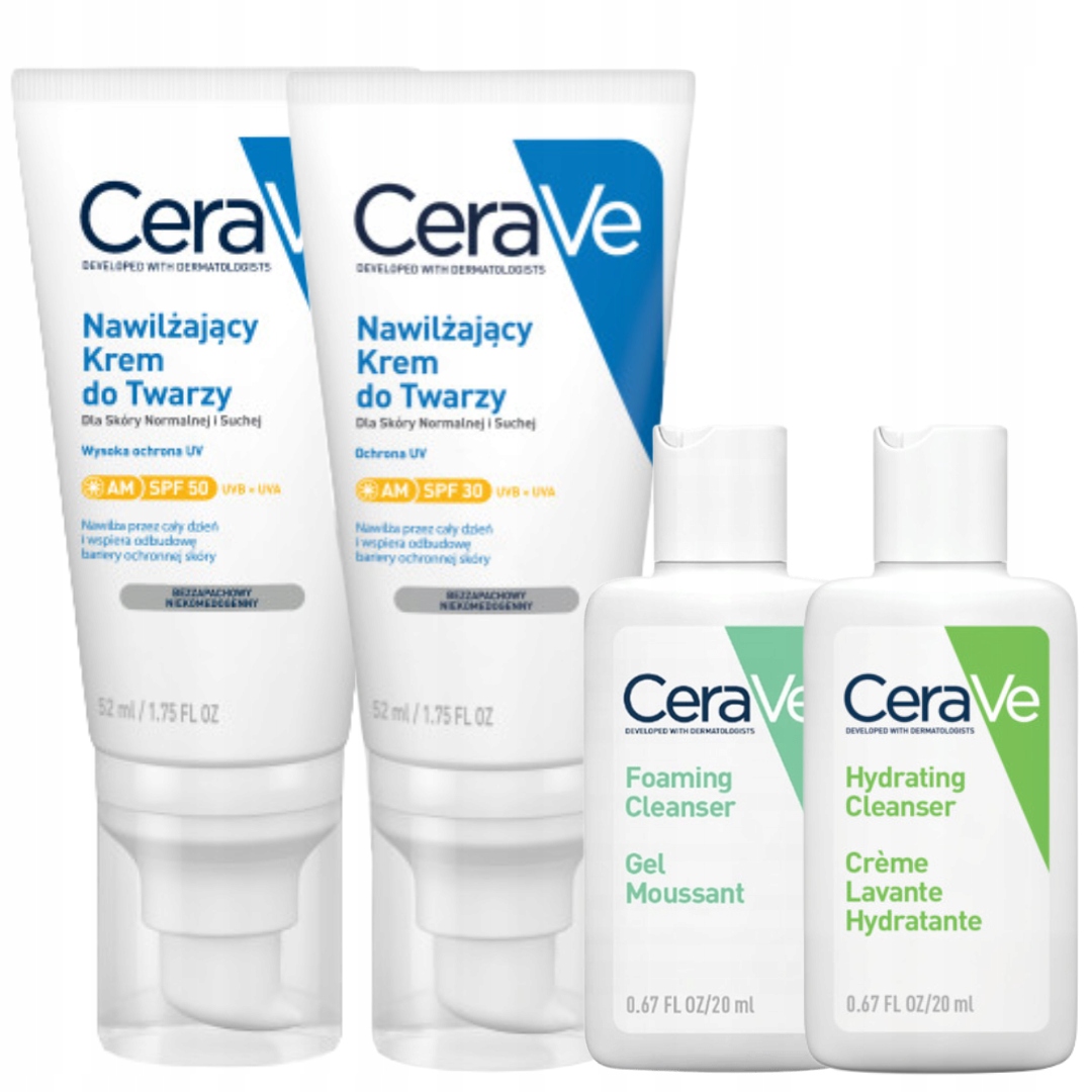 CeraVe Nawilżający Krem do Twarzy Spf 50 52ml Krem do Twarzy Spf 30 52ml