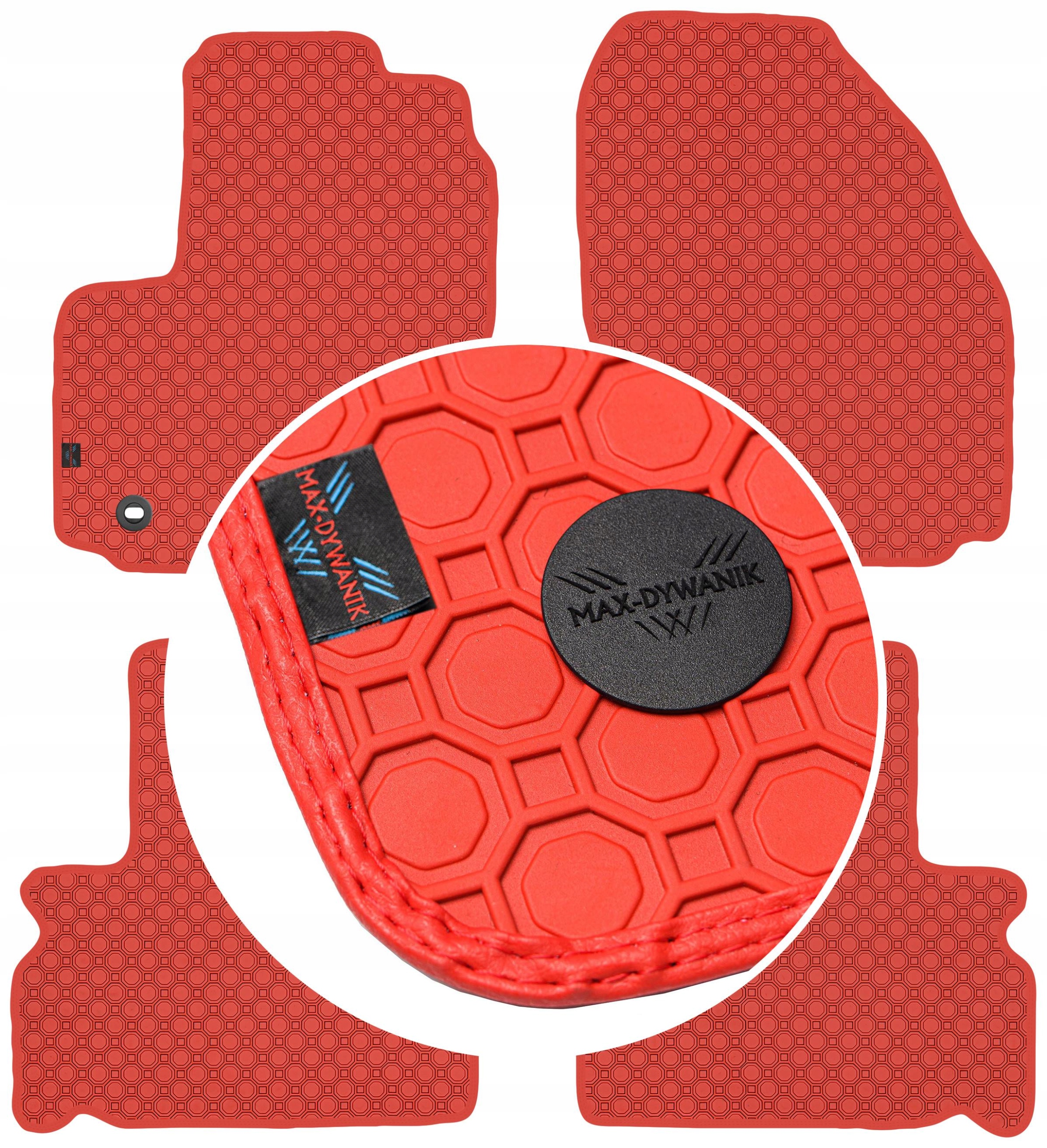 Ford Galaxy II 5os 2006-2010 Koberce Červené