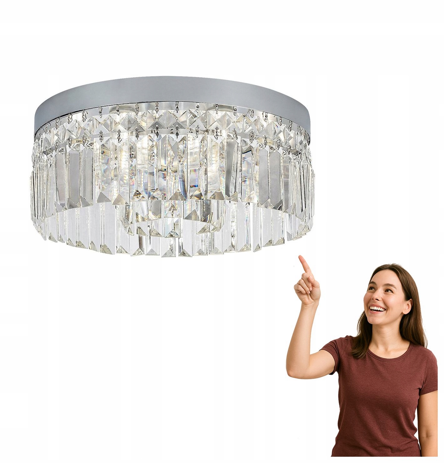 Stropná kúpeľňová lampa IP44 Sybil 75036 Rabalux
