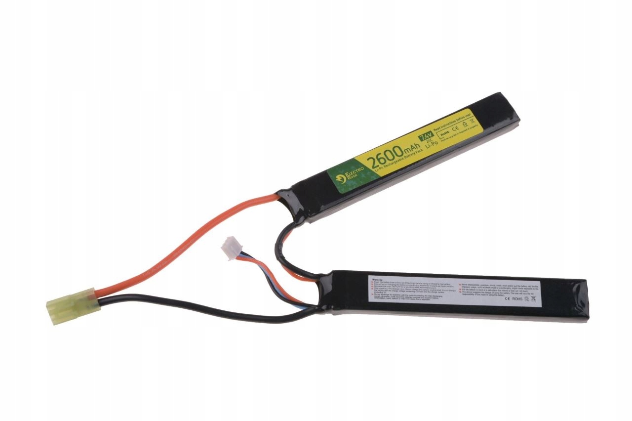 Akumulator Bateria LiPo Li-Po 7,4v 2600mAh Ak M4 G36 M14 Pakiet