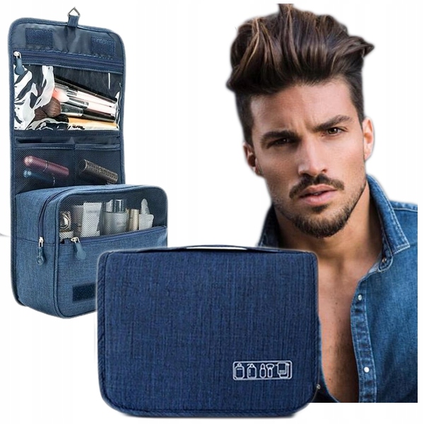 DŁUGO PACHNĄCE ŻELE POD PRYSZNIC MĘSKIE + KOSMETYCZKA KOSMETYKI ZESTAW MEN EAN (GTIN) 5903641603409