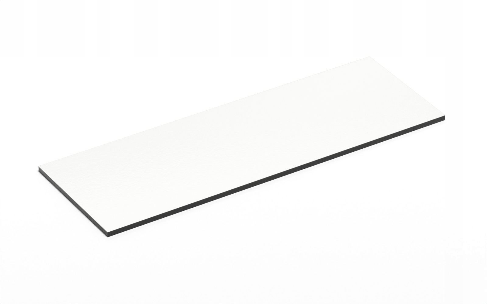 Vnitřní parapet Hpl, bílý, 25x60, odolný, odolný proti vlhkosti