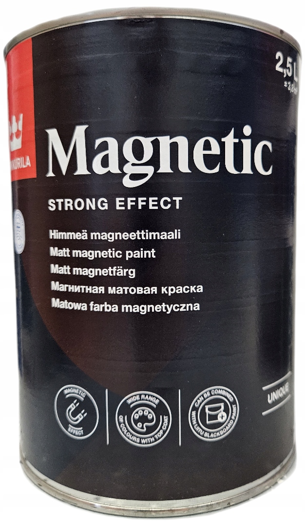 Farba Tikkurila Magnetická Farba Šedá 2,5L