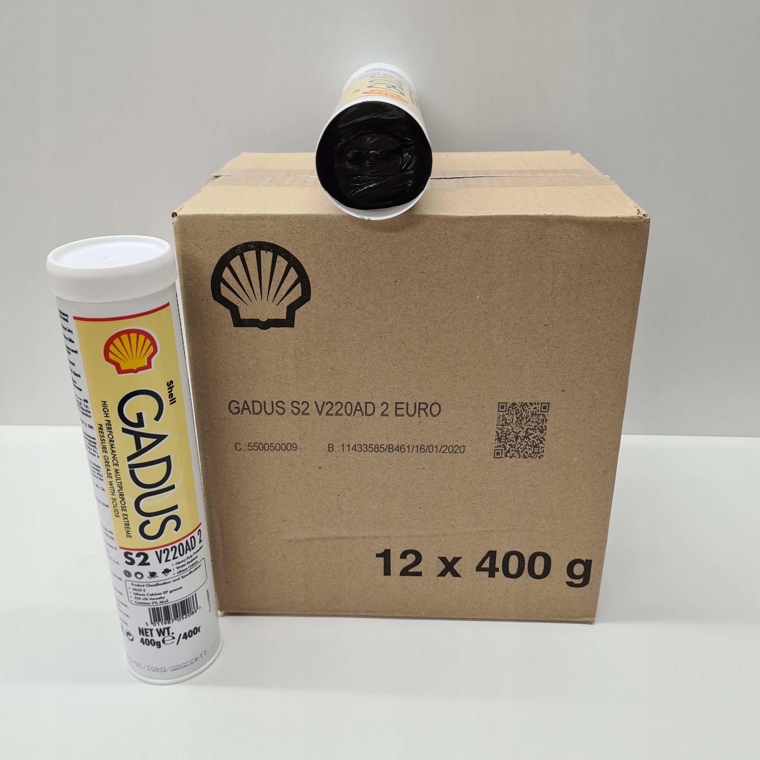 Shell Gadus AD2 smar do sworzni przegubow GRATIS Weight with packaging 6 kg