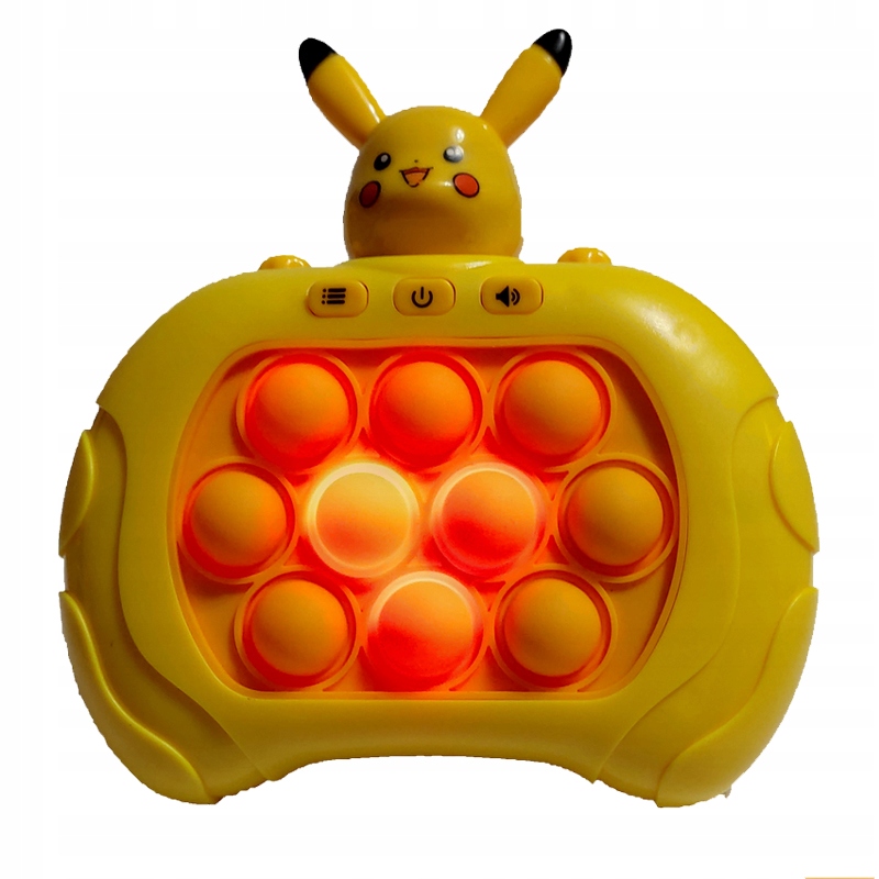 POP IT GRA ZRĘCZNOŚCIOWA ANTYSTRESOWA PIKACHU ELEKTRYCZNA DŹWIĘK ŚWIECĄCA Marka bez marki