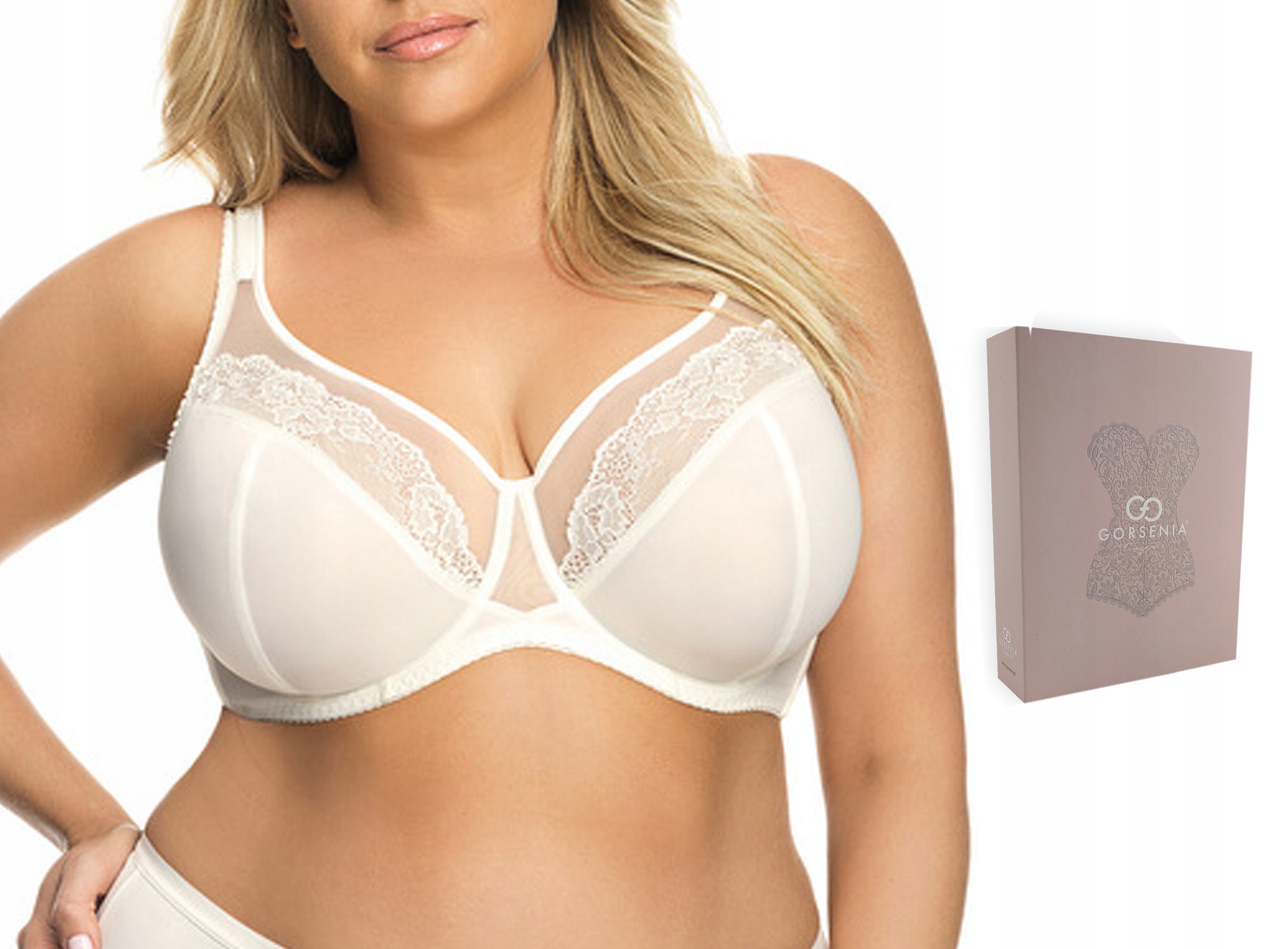 

Gorsenia K441 Luisse biustonosz, śmietanowy, 80G