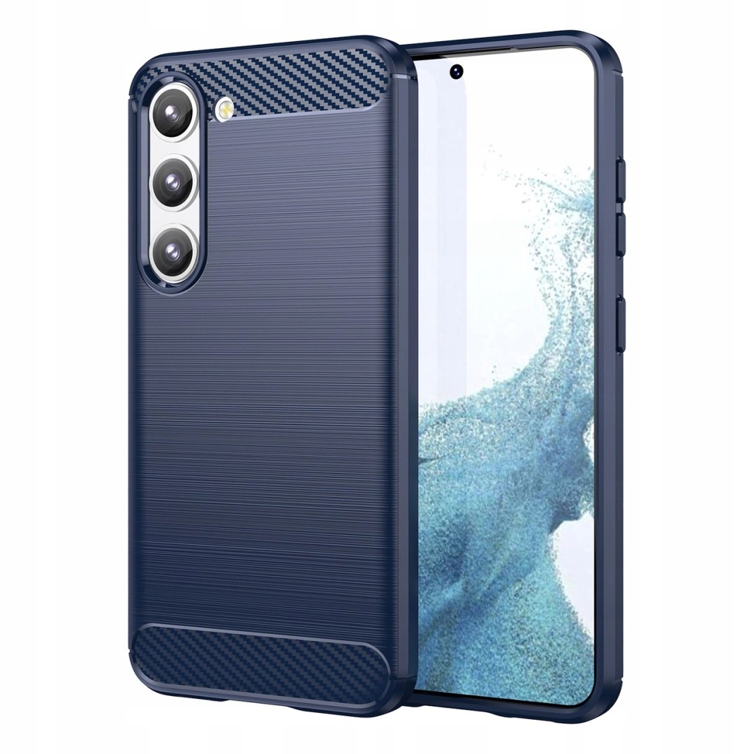 Carbon Case etui do Samsung Galaxy S23+ elastyczny silikonowy karbonowy pok