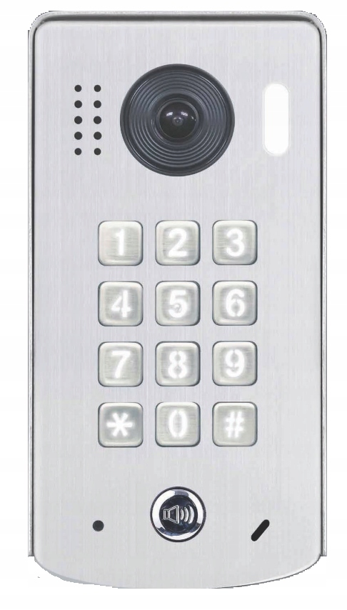 WIDEODOMOFON VIDEODOMOFON ZAMEK SZYFROWY KEYPAD DOMOFON JEDNORODZINNY 7'' Kod producenta 611MK+DT49x3