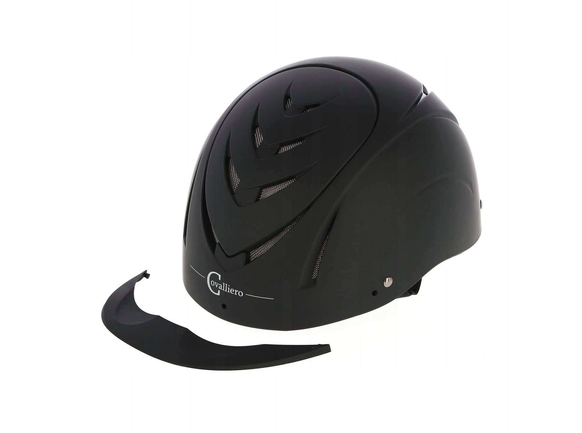 Kask jeździecki Nerron, czarny, 51-54 cm, Covalliero TOCZEK S Rozmiar S