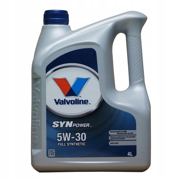 

Valvoline Synpower 5W30 olej silnikowy 4L