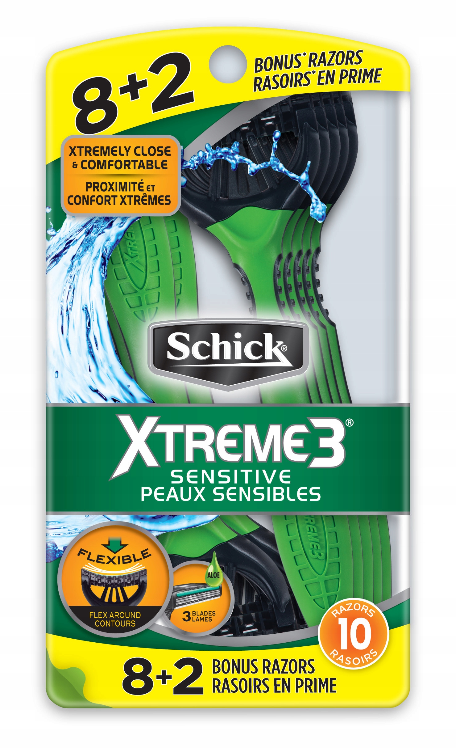 Schick Wilkinson Xtreme 3 Sensitive 10 ks