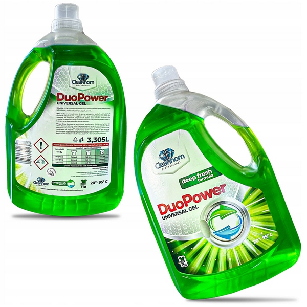 Żel do prania uniwersalny 3 ,3l 110 prań Cleanhom DuoPower kolor i biel