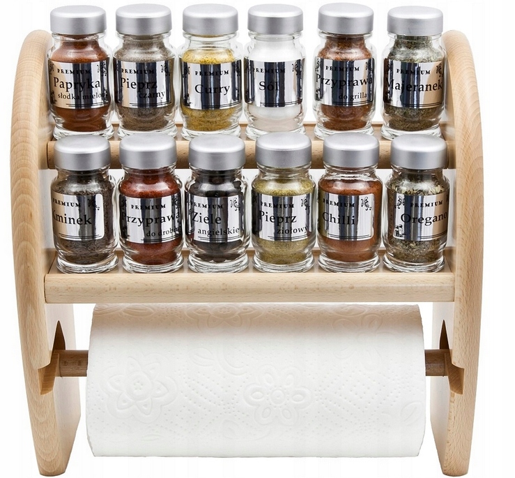 

Pojemnik Pojemniki Stojak Półka Na Przyprawy Słoik