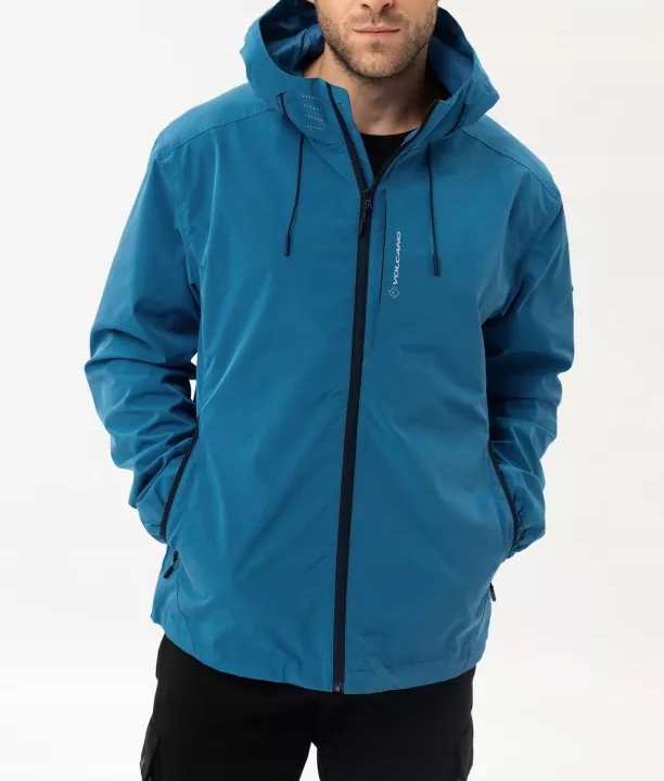 Volcano modrá pánská nepromokavá bunda 3000 s kapucí J-kenzi XXL