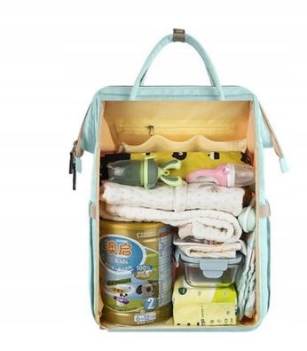 TORBA DO WÓZKA PLECAK NA PIELUCHY SUEPR STYLOWA Kolor zielony