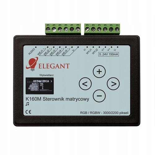 Led maticový ovládač K160M – Rgb Rgb hudobný Rgbw