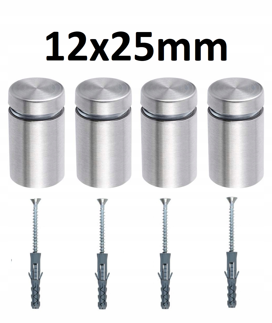 

4 Dystanse Montażowe 12x25 Dystans Montażowy Inox