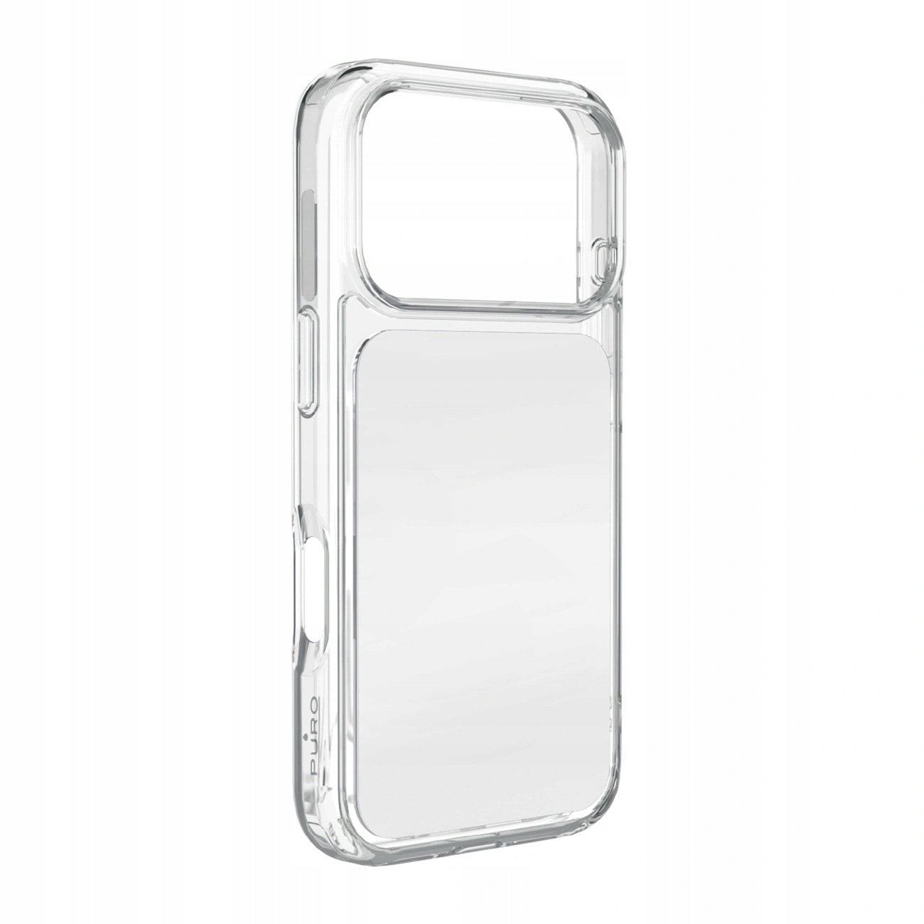 Etui Puro Plate Mag na iPhone 17 Pro Max kompatybilne z MagSafe białe