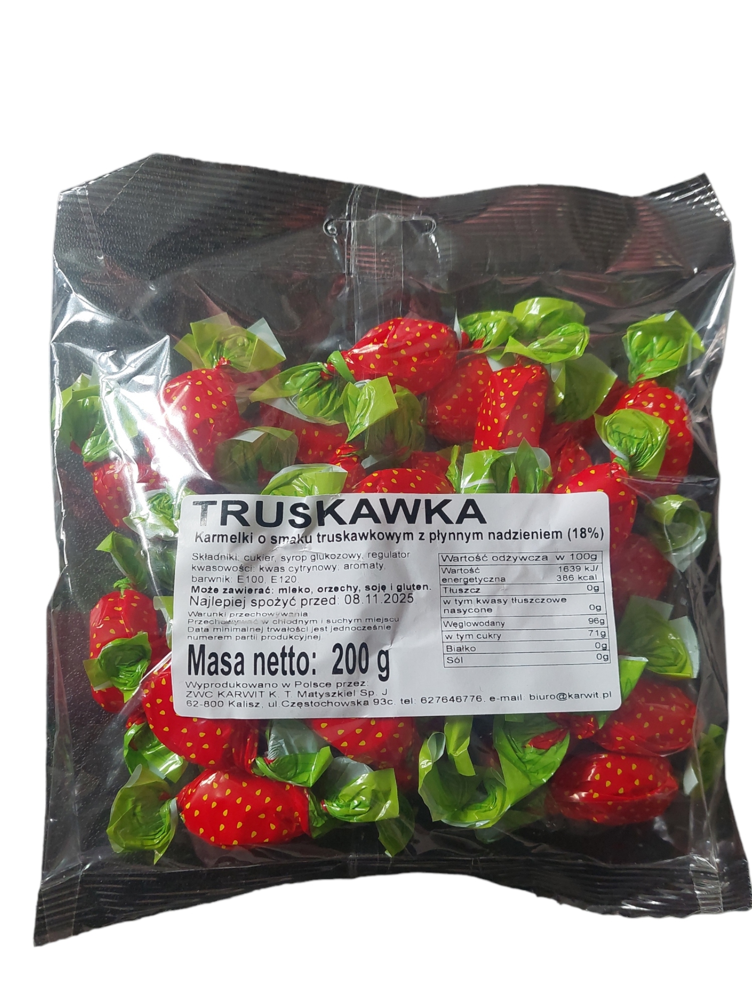 Cukierki 200g Truskawka — 3