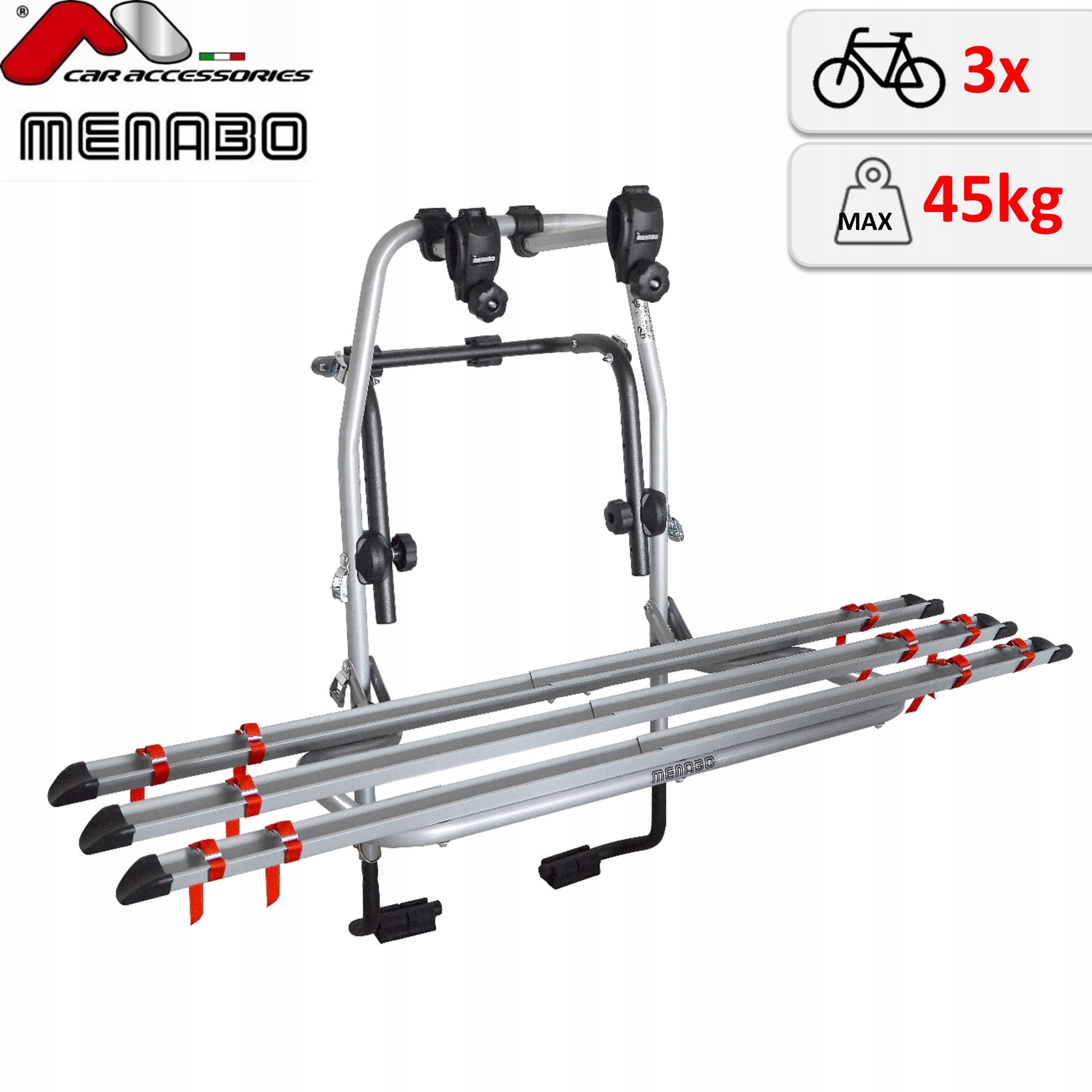 Багажник для велосипеда menabo Steel Bike 3
