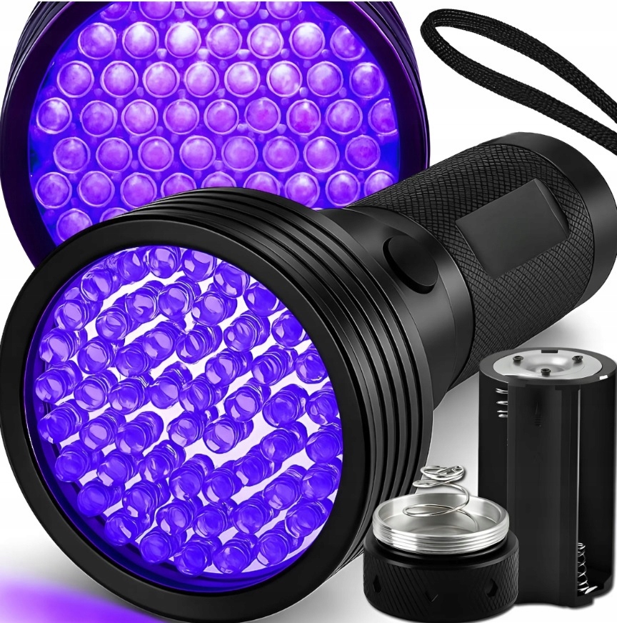 Latarka Uv Bursztyn Tester Taktyczna Led Ultrafiolet Wodoodporna
