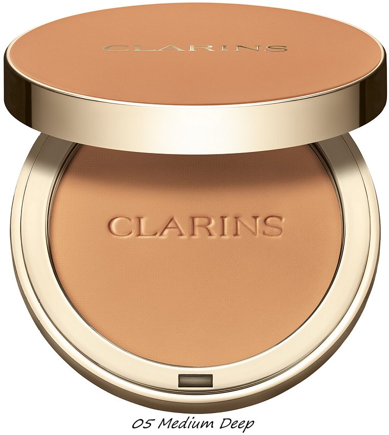Lisovaný pudr Clarins Ever Matte 05 Medium Deep 10 g