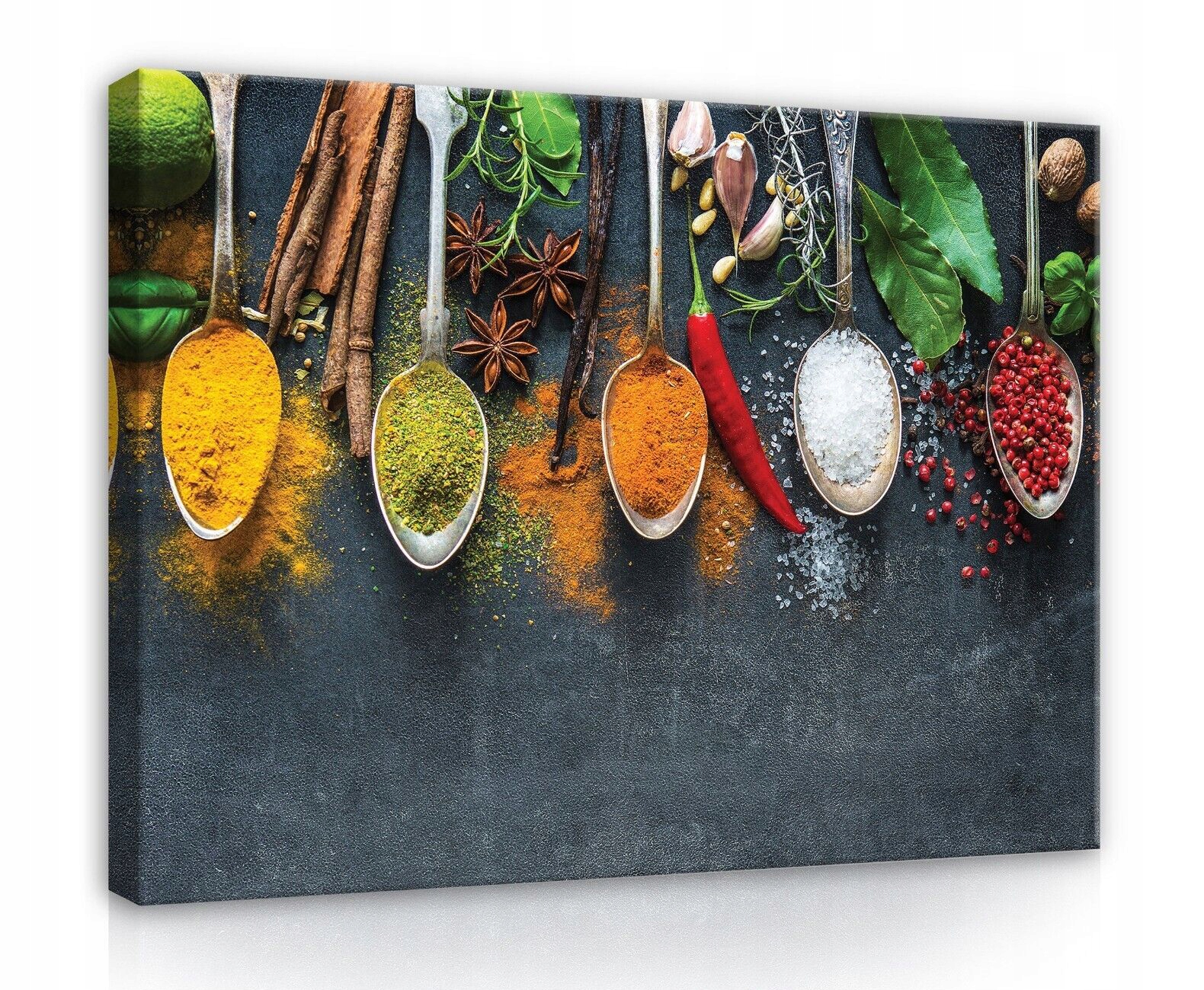 Obraz Na Plátně Canvas 120x80 Bylinky Koření