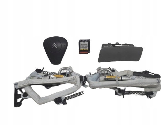 CITROEN C3 02-09 PODUSZKI KURTYNY SENSOR AIRBAG 96380009ZE 96379999ZQ