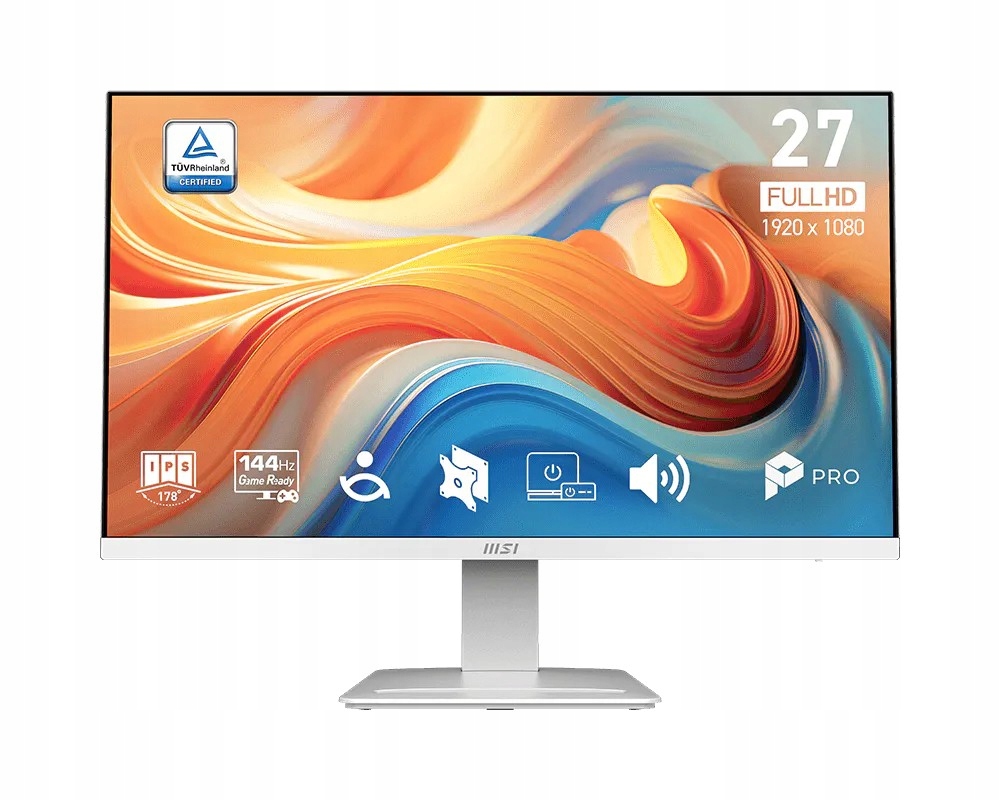 Msi Monitor 27 cali Pro MP273W E14A LED/FHD/FLAT/144Hz/biały