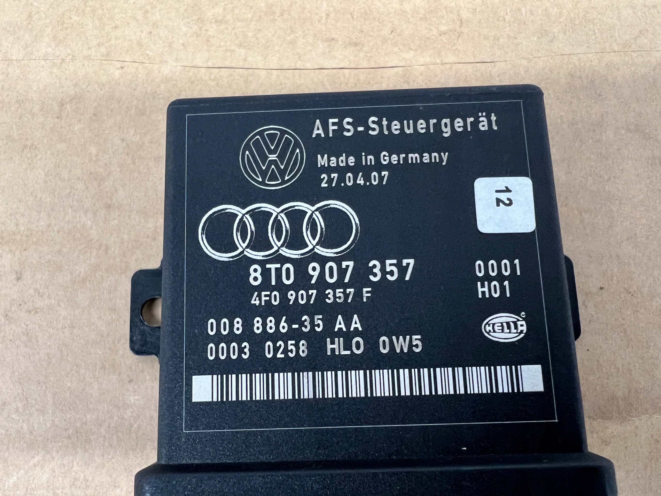 Audi A5 8T modulo luci 8T0907357