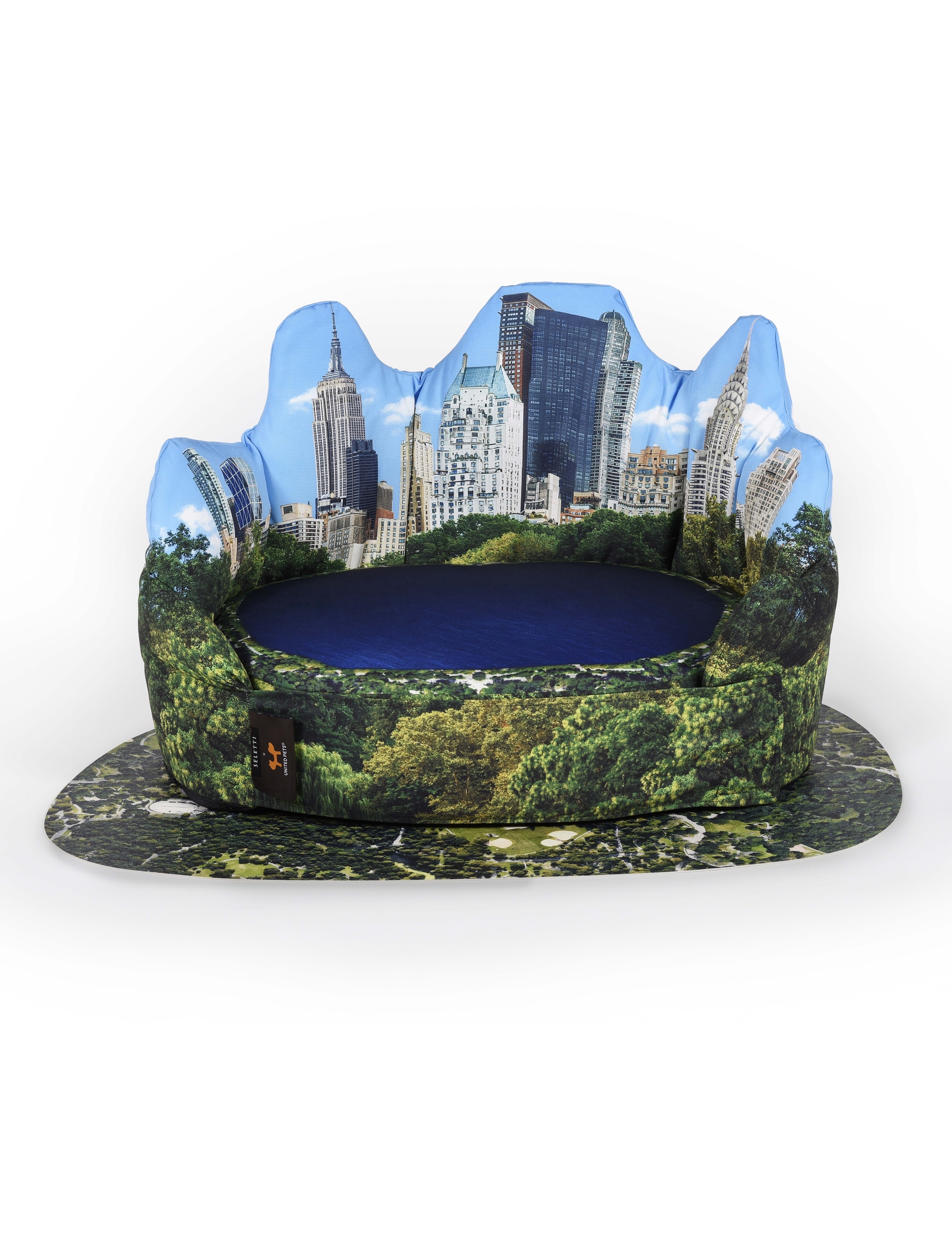 Levně United Pets Seletti Pelíšek pro psa New York s podložkou