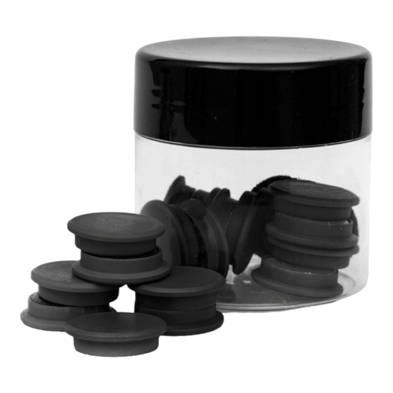 

Magnesy na lodówkę do tablic czarne 20 szt. 20mm