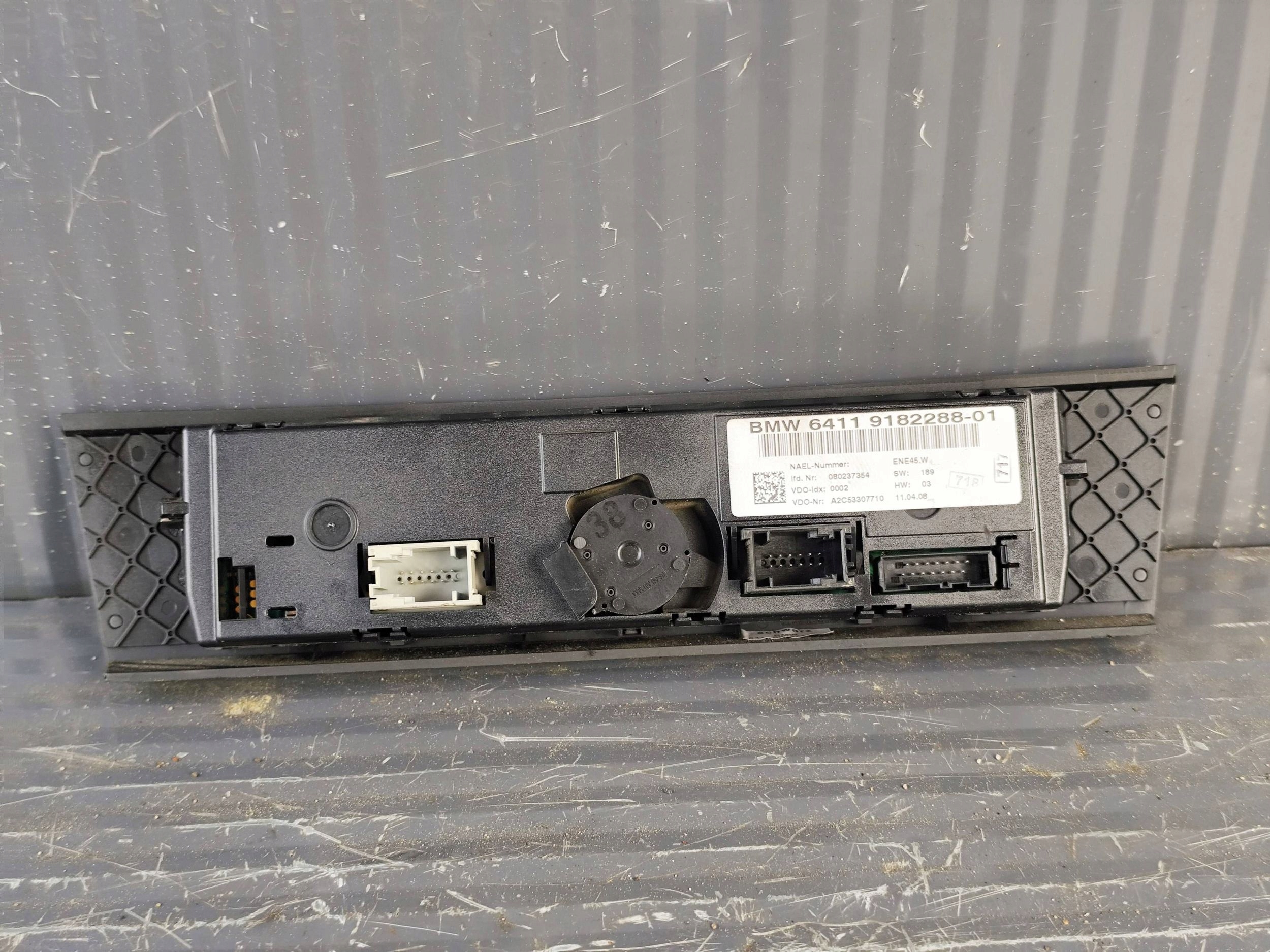 BMW 3 E92 E93 PANEL klimatizaci 9182288