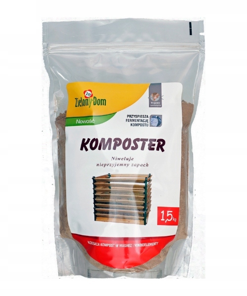 

Zielony Dom Aktywator Kompostu Komposter 1,5kg