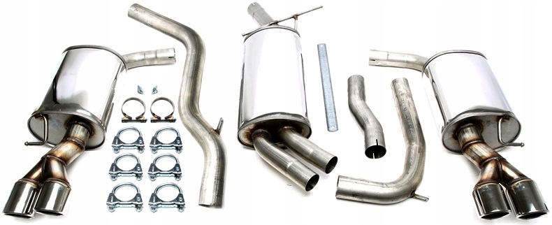 02AU035-8D - AUDI A6 4f C6 2.0 TFSI спортивная выхлопная система та