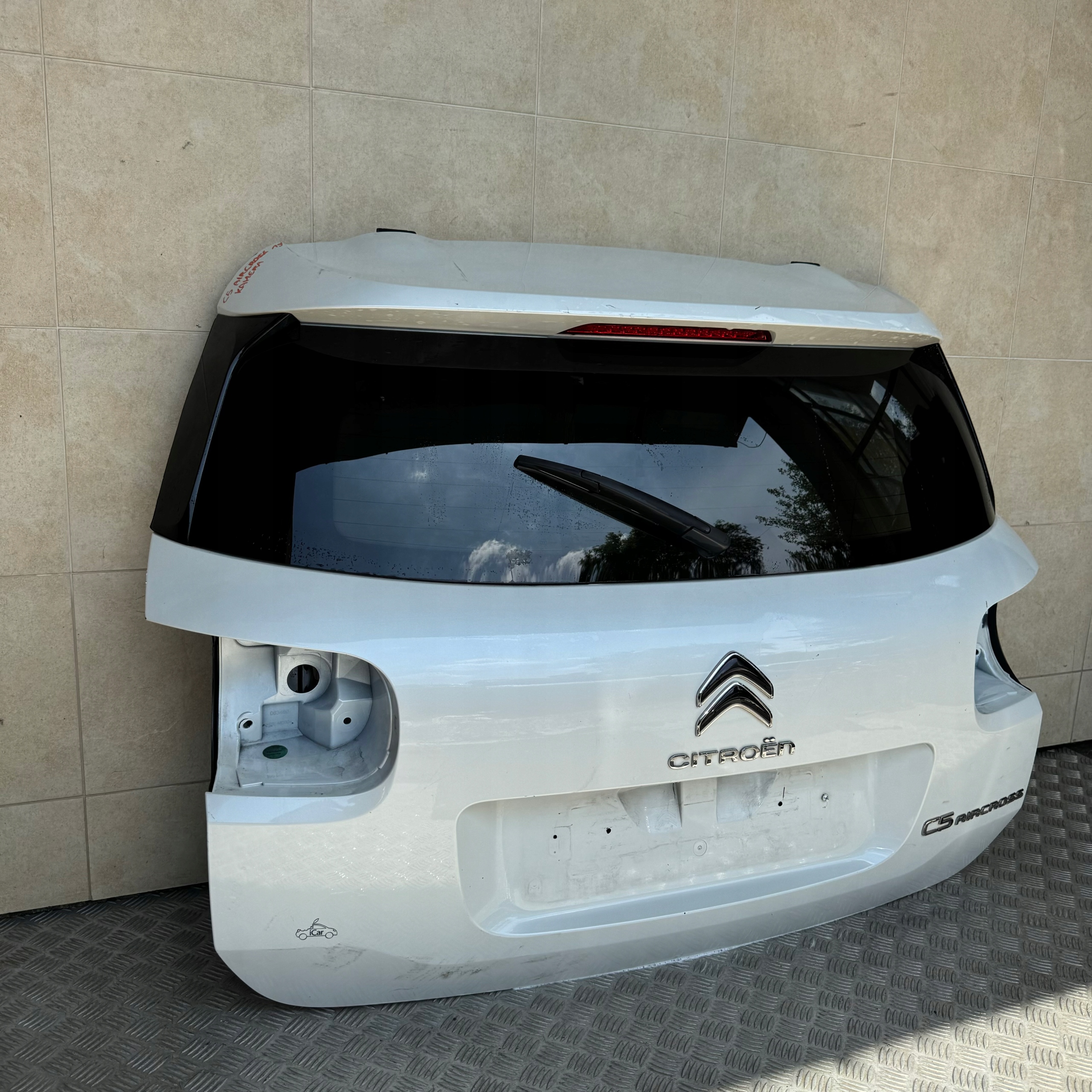 boot doors CITROEN C5 AIRCROSS 2019 ROK KAMERA