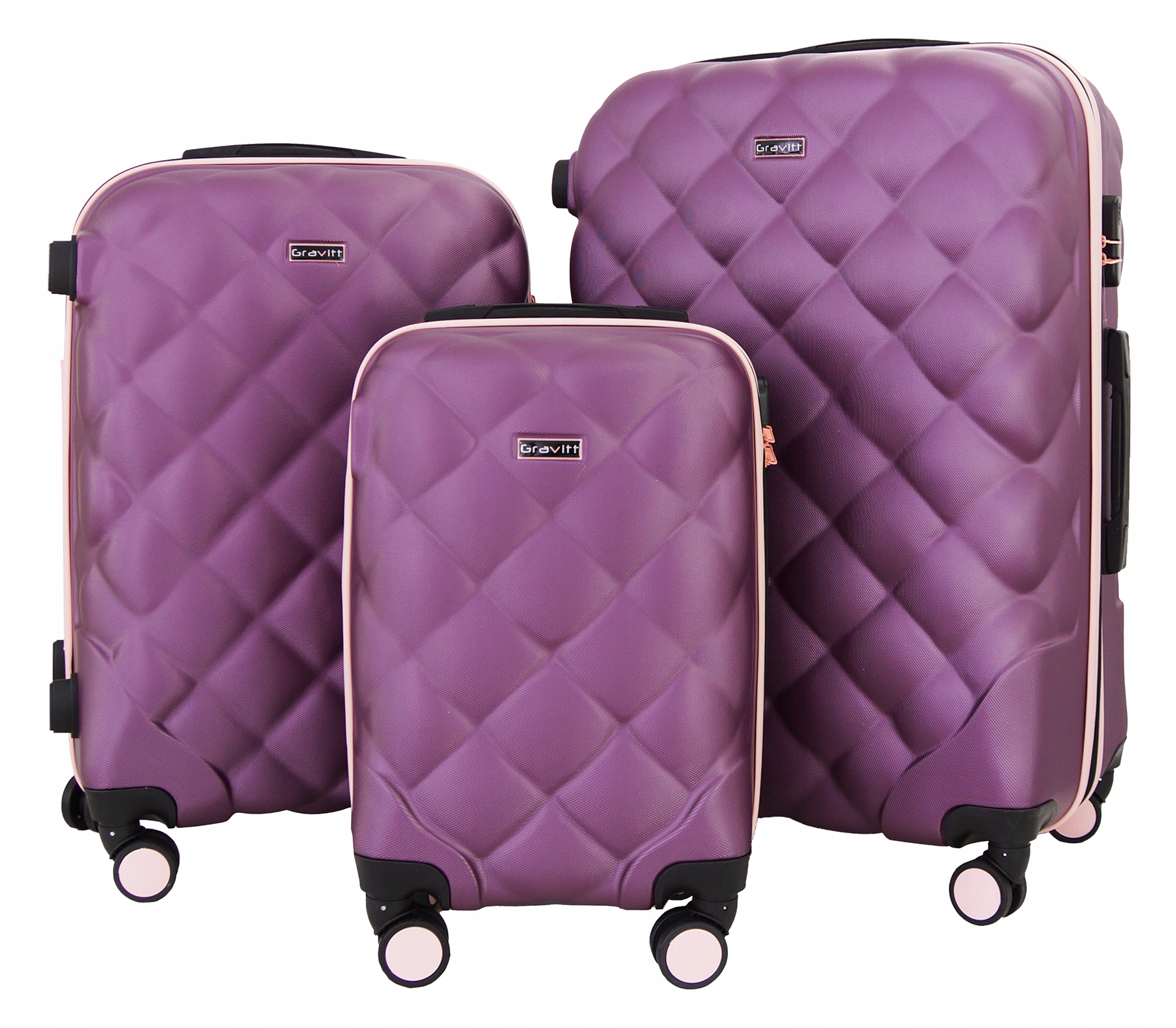 

Walizka Zestaw Komplet 3w1 Model 135