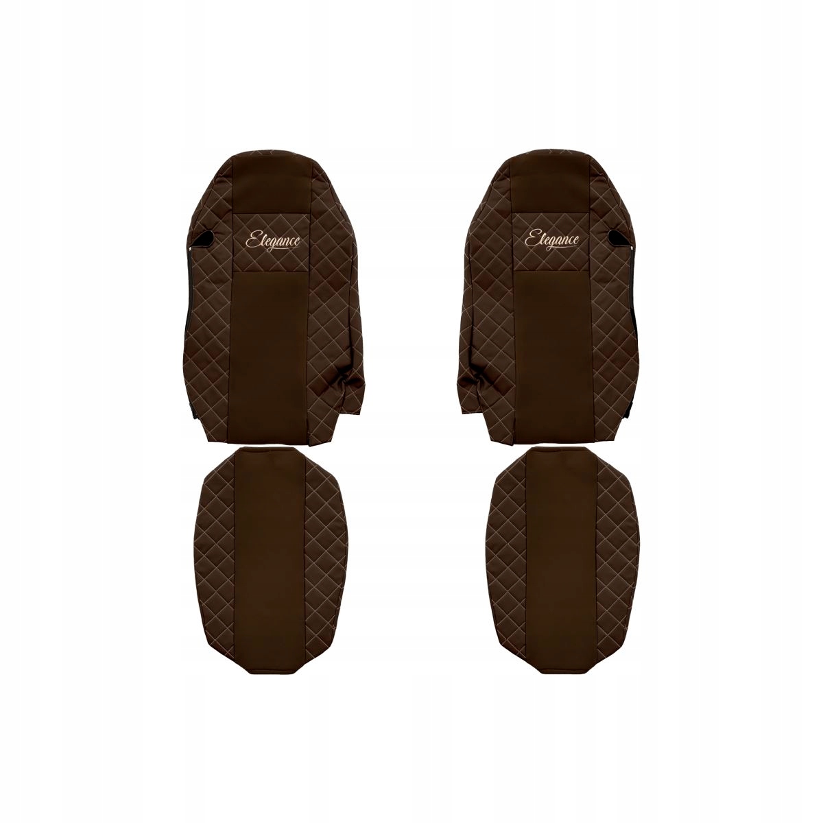 Poťah na sadu sedadiel F-core umelá koža, univerzálny velúr